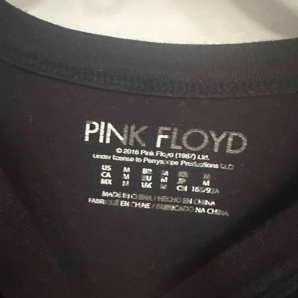 Pink Floyd Black and Multicolor Women's Tee - Picture 2 of 2